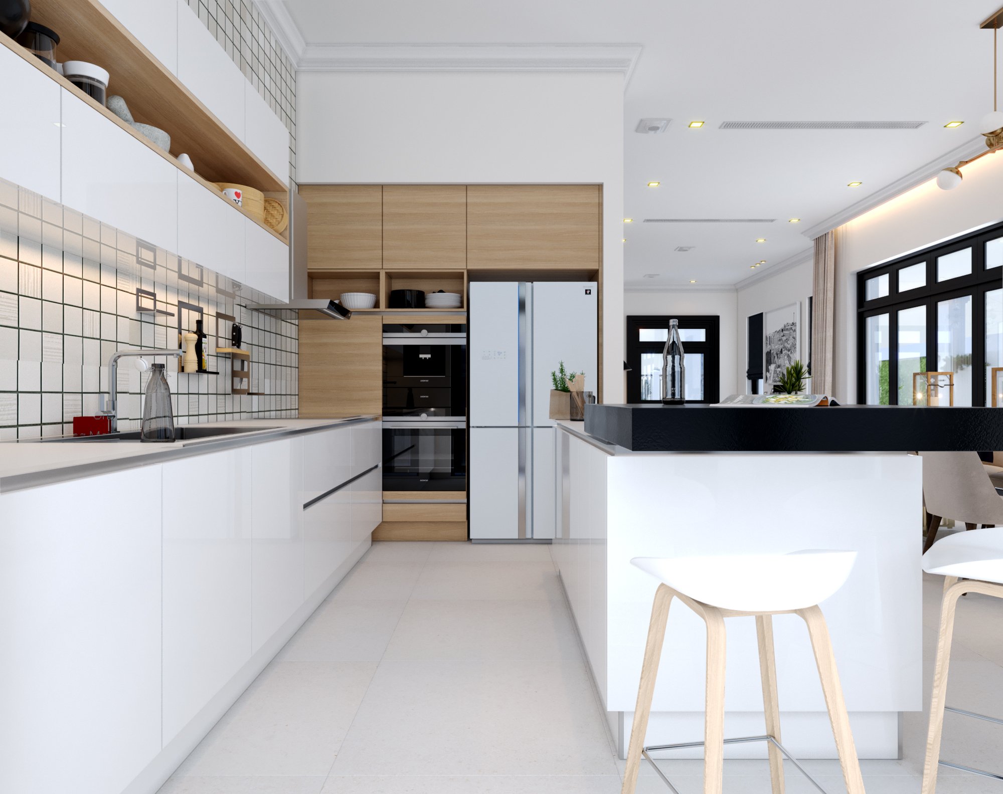 thiết kế Nội thất Biệt Thự 4 tầng Biệt thự Vinhomes - the Harmony1010