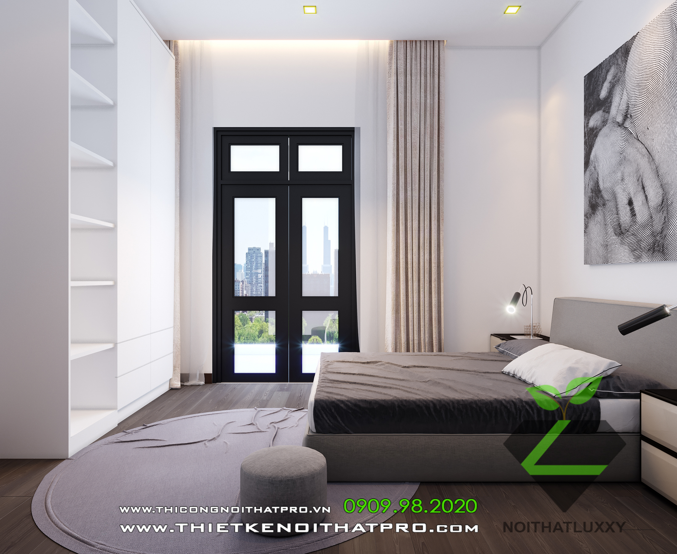 thiết kế Nội thất Biệt Thự 4 tầng Biệt thự Vinhomes - the Harmony127