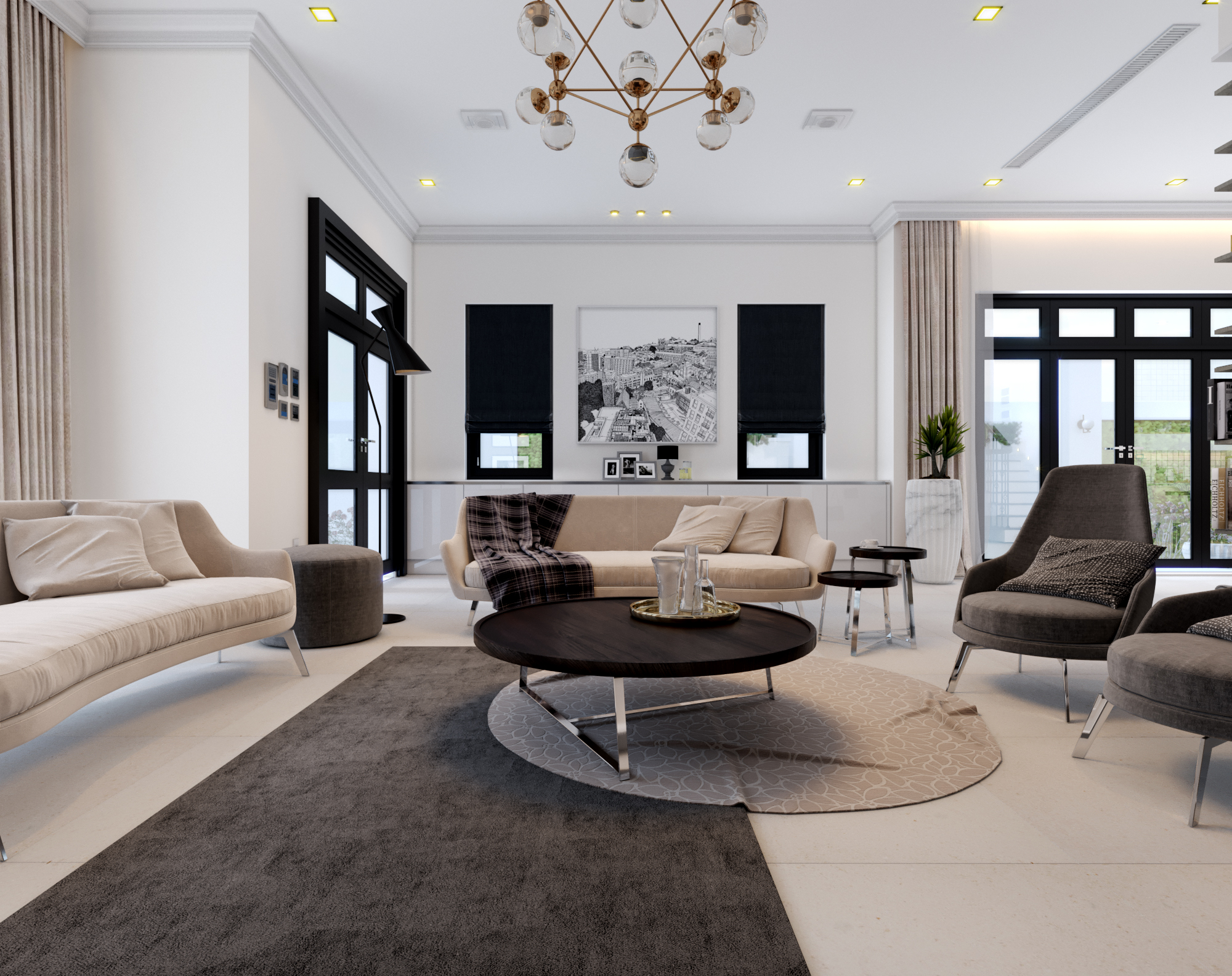 thiết kế Nội thất Biệt Thự 4 tầng Biệt thự Vinhomes - the Harmony20