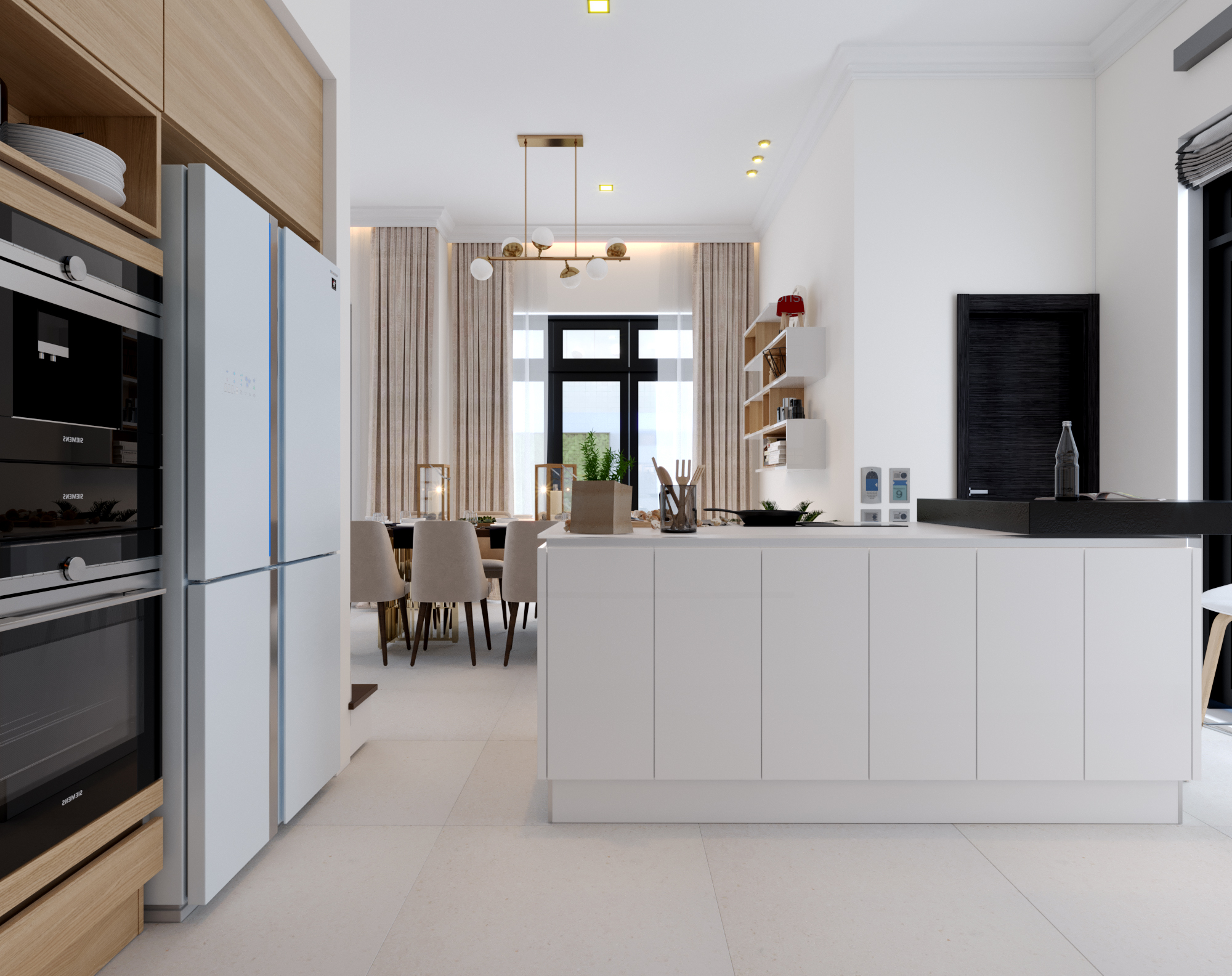 thiết kế Nội thất Biệt Thự 4 tầng Biệt thự Vinhomes - the Harmony76