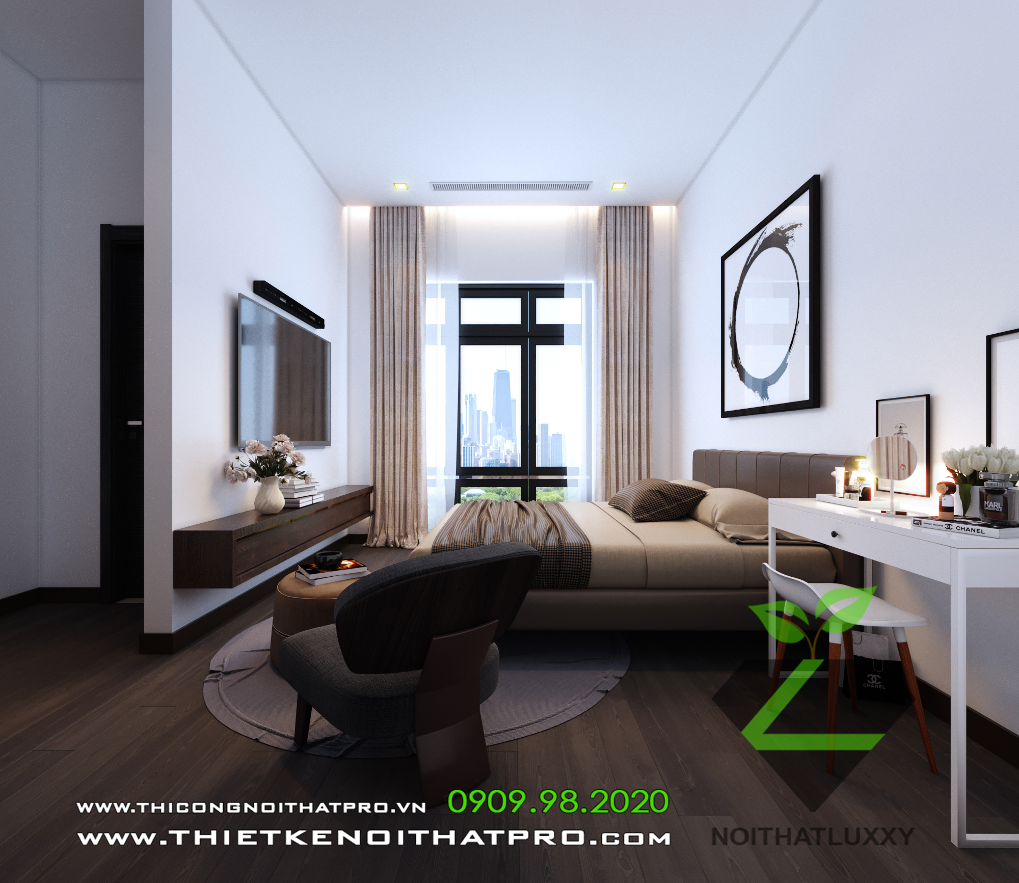 thiết kế Nội thất Biệt Thự 4 tầng Biệt thự Vinhomes - the Harmony145