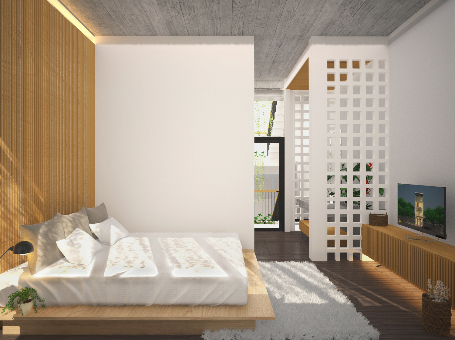 thiết kế Nhà Mặt Phố 3 tầng tại Đà Nẵng The Balcony in House 0 1550158201