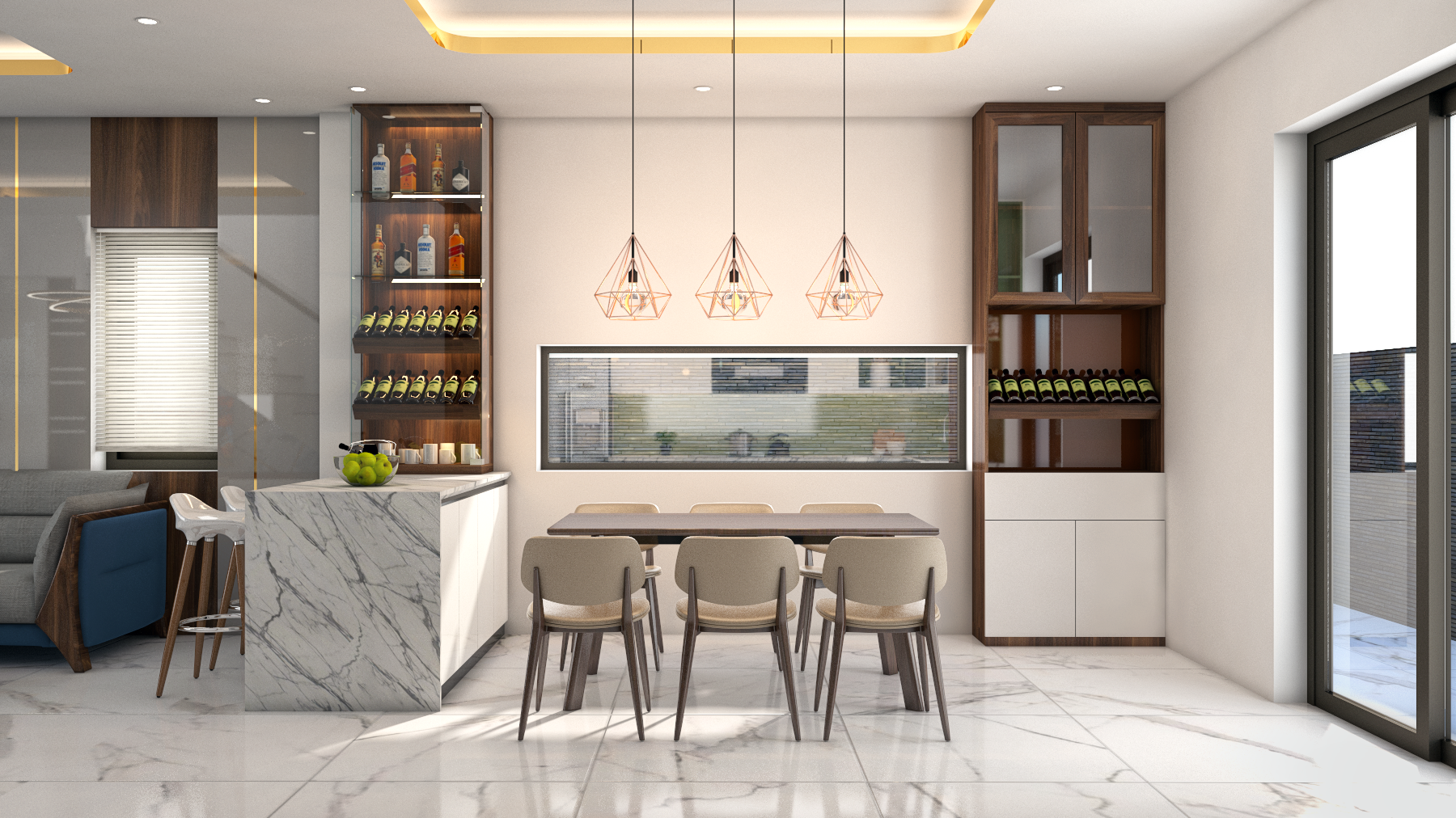 thiết kế nội thất Biệt Thự tại Hải Phòng NỘI THẤT CĂN SONG LẬP - KĐT PG AN ĐỒNG 1 1550198559