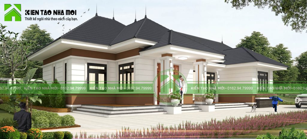 thiết kế Biệt Thự 1 tầng tại Thái Nguyên THIẾT KẾ BIỆT THỰ VƯỜN 1 TẦNG HIỆN ĐẠI ĐẸP TẠI SÔNG CÔNG, THÁI NGUYÊN 2 1550474330