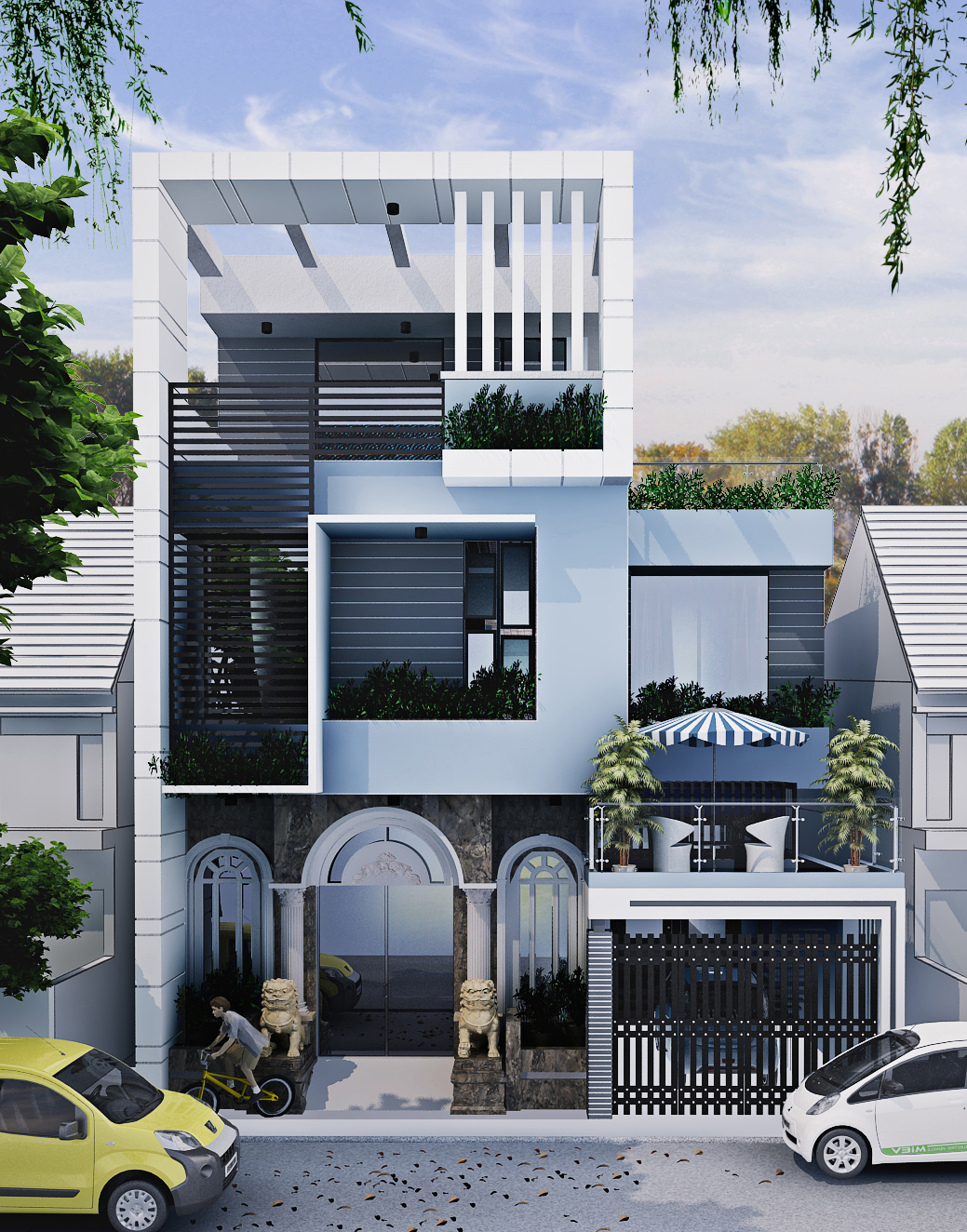 thiết kế nội thất Khách Sạn tại Đồng Nai Nhà ở kết hợp nhà nghỉ 7 1550562446