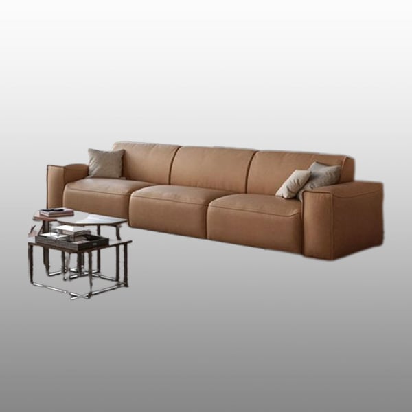 Sofa băng da thật KINGDOM E052